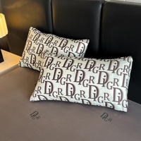Parure de lit quatre pièces épaisse pour dortoir étudiant, motif européen, en polyester léger 200TC, toutes saisons