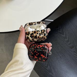 เหมาะสำหรับเคสป้องกันแอปเปิ้ลแอร์พอดรุ่นที่ 3, จี้เปลือกหอยลายเสือดาวสีอ่อน, เคสหูฟังกันกระแทก - Product Image 3