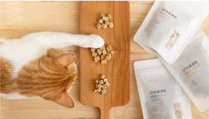 Fonte di carne fresca di marca Taiwan 100% la natura liofilizzata per gatti tratta tonno e pollo a strisce - Product Image 3