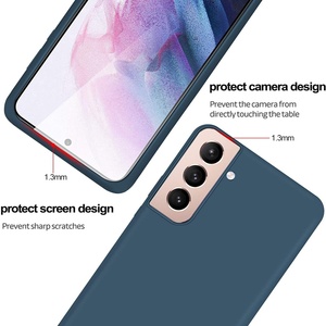 Funda de Silicona Líquida, Acabado Mate, TPU, Minimalista, Compatible con Samsung Galaxy S21 5G - Product Image 2