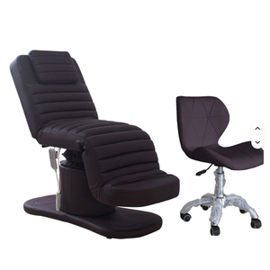 Hot Selling Chocolate Leather Brown Massage <b>Table</b> Three Motors <b>Electric</b> Beauty Equipment Cosmetic Massage Bed - Product Image 6