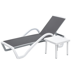 Chaises et tables de salon d'extérieur modernes, pliables, durables, en aluminium, directement de l'usine, pour piscines et loisirs - Product Image 1