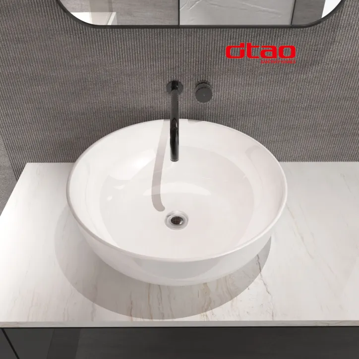 New Design Cheap Price Sink Bathroom Porcelain Countertop Ceramic Wash Basin