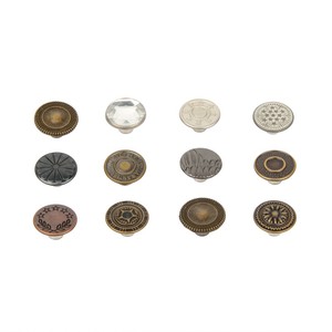 Cache-boutons en laiton pour jeans, accessoires vestimentaires en alliage de zinc, boutons personnalisés pour jeans, boutons métalliques pour jeans - Product Image 1