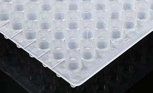 แผ่น <span class=keywords><strong>PCR</strong></span> <span class=keywords><strong>96</strong></span>บ่อใสขนาด0.2มล. บ่อน้ำที่ไม่มีกระโปรงอุปกรณ์ห้องปฏิบัติการ - Product Image 2