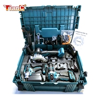 Kit de perceuse électrique sans fil portable 21V sans brosse avec étui à outils pour marteau à batterie au lithium-pour l'élagage Support OEM personnalisable