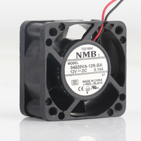 Ventilateur silencieux NMB 5V 24V 48V DC 12V 0.14A AC EC 4020 40X40X20MM 4CM pour convertisseur de fréquence, ventilateur de refroidissement à deux fils 04020VA-12N-BA