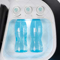 Appareil de beauté à oxygène professionnel 7 en 1, appareil de soin du visage hyperbare pour un nettoyage en profondeur du visage