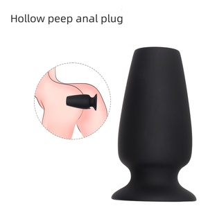 Nuevo <span class=keywords><strong>dilatador</strong></span> de corte trasero con tapón <span class=keywords><strong>Anal</strong></span> hueco con crisantemo Peep Vagina Enema irrigación juguetes sexuales para hombres y mujeres - Product Image 2