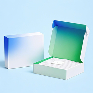 Luxury Magnetic Folding Gift <b>Box</b> Ribbon Closure Custom Logo <b>Socks</b> Fur-Corrugated Board Embossing Matt Lamination Paper Boxes - Product Image 4