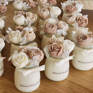 Velas Aromáticas Românticas por Atacado, Velas Mini Elegantes, Velas Decorativas Florais, Presentes de Fragrância Luxuosa para Decoração de Casa e Casamentos - Product Image 1