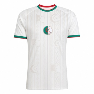 Maillot de football Algérie 2026 personnalisé pour l'équipe nationale, vert, pour le marché mondial, avec short et t-shirt - Product Image 3