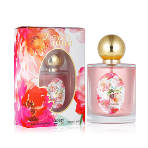 Perfume <span class=keywords><strong>de</strong></span> Alta Calidad para Mujer, 100 ml, Fragancia Clásica <span class=keywords><strong>de</strong></span> Ramo Rosa, Spray <span class=keywords><strong>de</strong></span> Larga Duración con Elegante Botella - Product Image 1