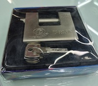 Cadenas rectangulaire intelligent en acier inoxydable pour boîte de sécurité, conteneur d'expédition et porte de coffre-fort