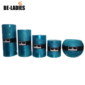 Special Events Large Metallic <strong>Paint</strong> Pillar Scented <strong>Candle</strong> for Weddings - Product Image 6