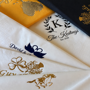 Tovaglioli Personalizzati a 3 Veli per Bevande, Pranzo, Cena, Feste, Bar, con Logo Personalizzato Stampato, per Cocktail, Matrimoni, con Motivo Cane - Product Image 3