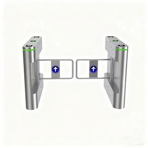 Portail à trois rouleaux battant en acier inoxydable IP65 anti-pincement pour chantier et communauté avec reconnaissance faciale et carte IC - Product Image 3