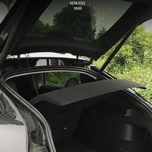 Couverture arrière de cargaison d'étagère de colis de voiture d'OEM pour <span class=keywords><strong>Tesla</strong></span> modèle <span class=keywords><strong>Y</strong></span> 2023 2022 2021 pièces de porte-bagages de charge de coffre - Product Image 2