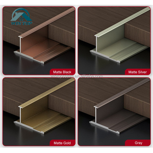 赢顶可定制工字型铝型材金属装饰条瓷砖拉丝工艺修边线批发 - Product Image 5