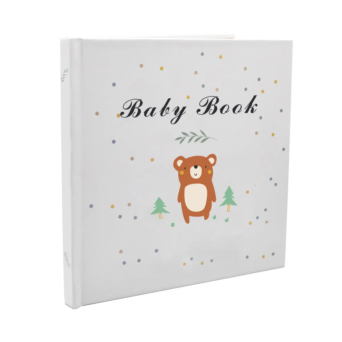 Kinder Hardcover Case Karton kostenlose Probe Jame Bücher drucken Custom ized Cover Logo Baby Growth Record Babybuch