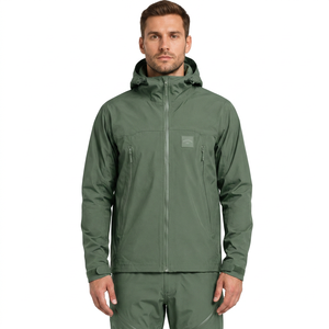 Vêtements de pluie sur mesure, veste respirante et extensible pour la randonnée, le cyclisme et les activités de plein air, imperméable et douce. - Product Image 1