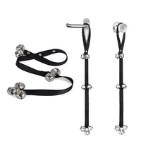 Fournitures pour animaux de compagnie : Clochette d'alarme pour chien, sonnette de porte, sifflet, corde de suspension pour animal, sifflet d'alarme pour l'entraînement des animaux, pour le camping et l'intérieur