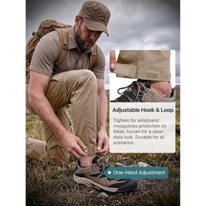 Pantalones de Senderismo Convertibles para Hombre, Impermeables, de Secado Rápido, con Cierre, Tipo Cargo, para Pesca, Ropa de Verano para Actividades al Aire Libre - Product Image 4