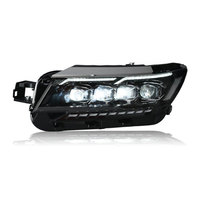 Pour VW Passat 2019-2020, ensemble de phares LED style matrice, DRL bleu, clignotant séquentiel, lentille de projecteur, Plug and Play, paire