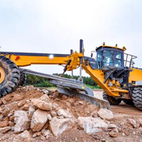 Nouvelle niveleuse à moteur de pointe pour travaux lourds, 447 kW, modèle GR5505, avec lame de 7300 mm, pour le nivellement des routes minières et les travaux de terrassement