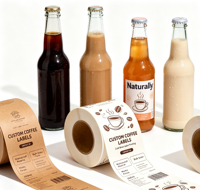 Étiquettes adhésives en vinyle résistantes aux UV et imperméables personnalisées pour les flacons et pots cosmétiques - Utilisation industrielle Impression numérique Guangdong