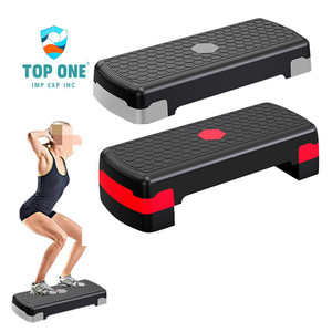 TopOne Durable ABS Material Aerobic Stepper Adjustable Height <b>Fitness</b> Pedal Board for Yoga Shaping Aerobics <b>Step</b> Platforms - Product Image 1