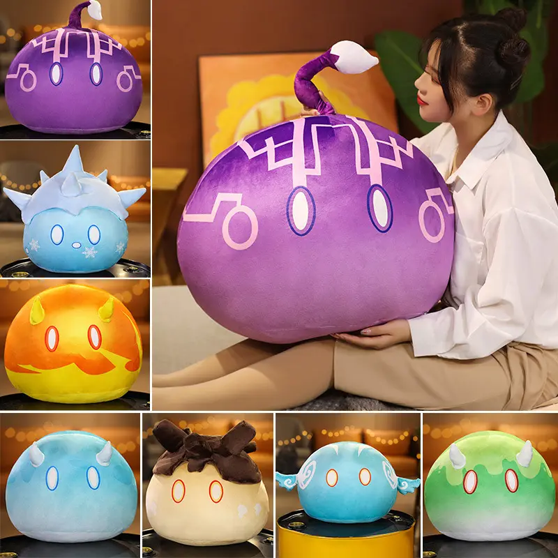 Yuanshen game surrounding doll pillow animation slime plush toy dumplings sleep gift ceremony