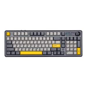 Teclado Mecánico para Juegos AJAZZ AK980, 98% Intercambiable en Caliente, Cableado e Inalámbrico, Transistor de Película Delgada, Pantalla a Color, USB para Computadora - Product Image 1
