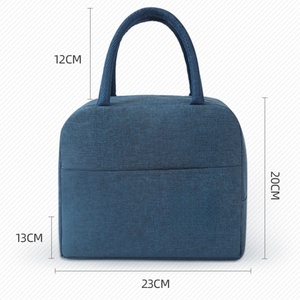 Sacs à déjeuner réutilisables en toile, grande capacité, écologiques, pour la conservation des aliments et l'isolation thermique, vente en gros d'usine - Product Image 6