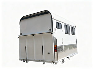2 Horse Straight Load Camp <b>Trailer</b> Australia Standard Luxury Horse Float <b>Trailer</b> - Product Image 4