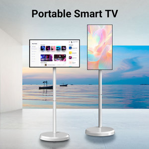 21.5 <span class=keywords><strong>inch</strong></span> <span class=keywords><strong>LCD</strong></span> Android di động màn hình cảm ứng thông minh TV S01-T HD trắng Màn hình LED TV di động với bánh xe đứng - Product Image 2