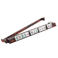 Eleshine ES-P175 Support de Mahjong de Luxe Moderne en Écaille de Tortue avec Aimants Pliables Écologiques Taille et Couleur Personnalisables Portable