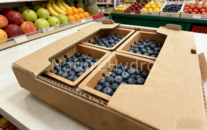 Modified Atmosphere Tray Heat Sealed Fresh Produce Paper Tray Les <strong>Barquettes</strong> En Carton Cardboard - Product Image 6