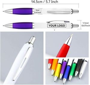 Wholesale Black Ink Custom Ballpoint <b>Pen</b> with LOGO Business Advertising Gift <b>Pen</b> Custom logo Plastic Ballpoint <b>Pen</b> - Product Image 3