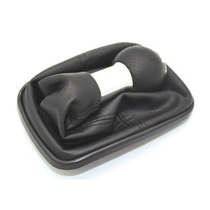 Pomo de palanca de cambios de cuero para coche, palanca de cambios manual de 5 y 6 velocidades para Volkswagen Golf 4 Bora Audi, diseño ergonómico - Product Image 3