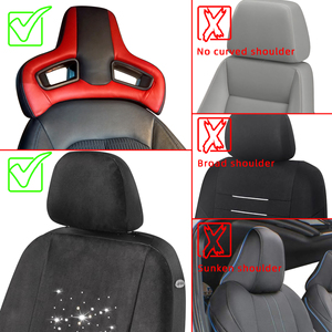 Appuie-tête de Siège Sport Automobile avec Système Plug&Play Coussin Cervical en Cuir PVC pour Appuie-tête de Siège Baquet Original Universel - Product Image 3
