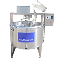 Cuve de pasteurisation du lait 30L 200L 300L 500 Litres, pasteurisateur pour yaourt glacé et fromage, équipement d'occasion