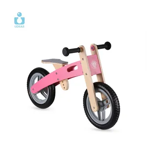 UDEAS-دراجة للأطفال للجري ، دراجة توازن خشبية تعليمية للأطفال
