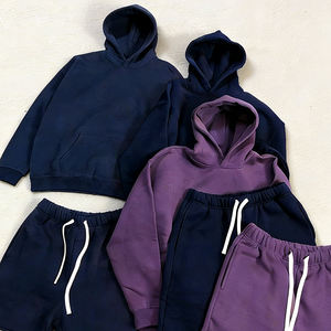 Conjunto Deportivo de Hombre, Sudadera con Capucha y Pantalones Deportivos, de Algodón Orgánico Estampado de Alta Calidad, Ecológico, para Invierno, Talla Grande, Estilo Holgado - Product Image 3