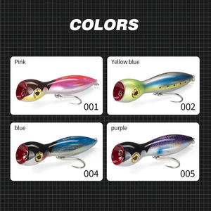 Señuelo duro para pesca en agua, caza, <span class=keywords><strong>casa</strong></span>, juego grande, 205mm, 166g, gt popper - Product Image 3