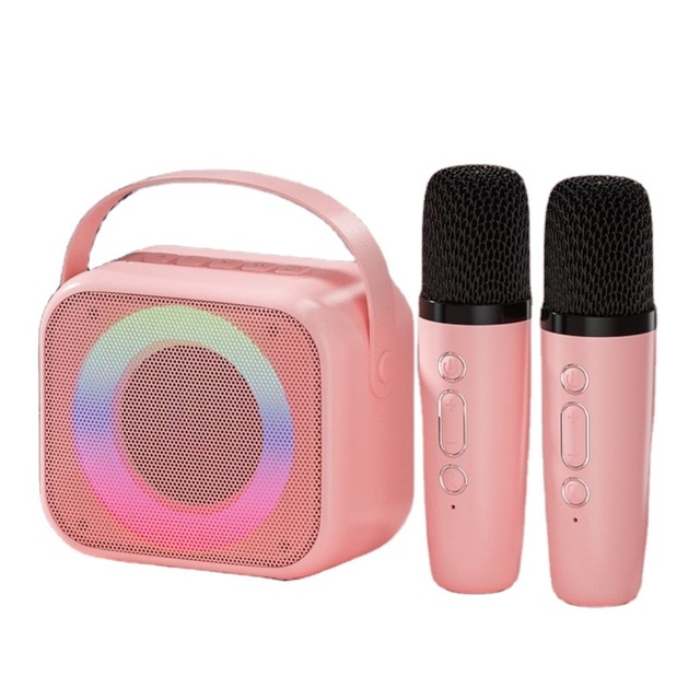 Mic and Bluetooths Smart Speakers Portable Outdoor Party Speakers Wireless Karaoke Speaker for Adults Kids Singing