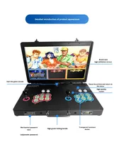 Vente en gros d'usine, machine de jeu d'arcade à pousser des pièces de monnaie Street Fighter pour deux joueurs, 19,5 pouces, prise américaine, personnalisée