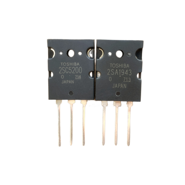 Audio amplifier transistor 230V 17A 150W NPN + PNP TO-3PL 2SA1943 2SA1943-O + 2SC5200 2SC5200-O