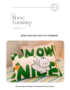 Venta Directa de Fábrica, Juego de Ropa de Cama de Cuatro Piezas con Estampado Activo Personalizado, Estilo Fresco - Product Image 6