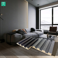 Xqtiange — panneau mural de haute qualité pour l'intérieur, en bois massif Mdf